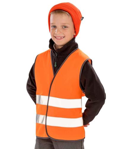 Result Core Kids Hi-Vis Safety Vest - FLO - 45447